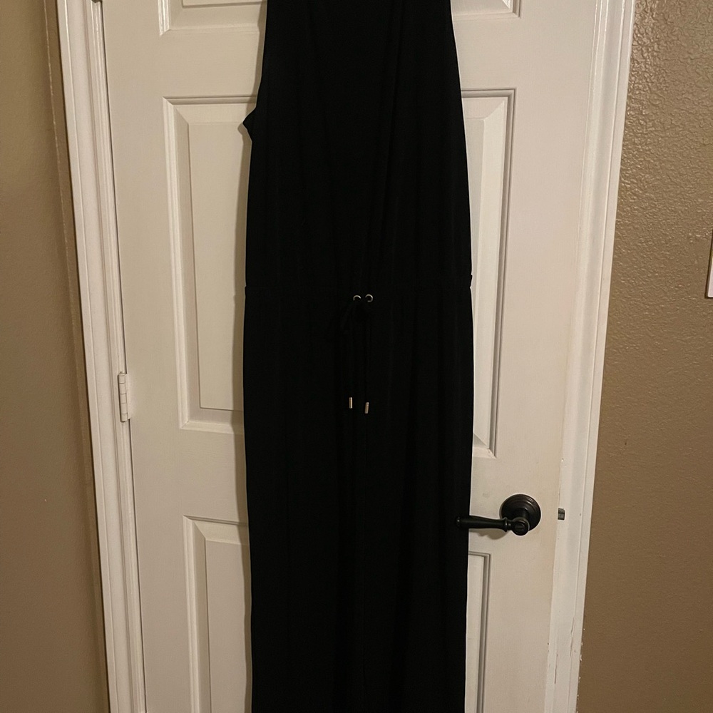 Chico’s Traveler’s Jersey Black Jumpuit